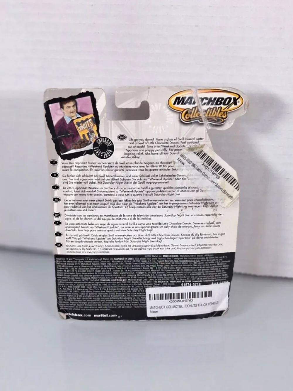Matchbox Collectibles Saturday Night Live Ford Truck 1976 Belushi Donuts 2002
